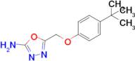 5-[(4-tert-butylphenoxy)methyl]-1,3,4-oxadiazol-2-amine