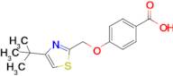 4-((4-(Tert-butyl)thiazol-2-yl)methoxy)benzoic acid