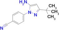4-(5-Amino-3-(tert-butyl)-1h-pyrazol-1-yl)benzonitrile