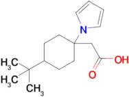 2-(4-(Tert-butyl)-1-(1h-pyrrol-1-yl)cyclohexyl)acetic acid