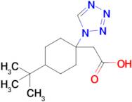 2-(4-(Tert-butyl)-1-(1h-tetrazol-1-yl)cyclohexyl)acetic acid