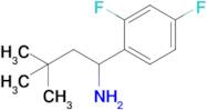 1-(2,4-Difluorophenyl)-3,3-dimethylbutan-1-amine