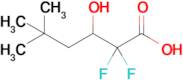 2,2-Difluoro-3-hydroxy-5,5-dimethylhexanoic acid