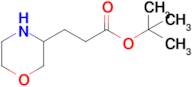 Tert-butyl 3-(morpholin-3-yl)propanoate