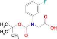 n-(Tert-butoxycarbonyl)-N-(3-fluorophenyl)glycine