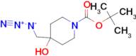 ({1-[(tert-butoxy)carbonyl]-4-hydroxypiperidin-4-yl}methyl)(diazyn-1-ium-1-yl)azanide