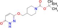 tert-butyl 4-{[(6-oxo-1,6-dihydropyridazin-3-yl)oxy]methyl}piperidine-1-carboxylate