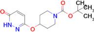 tert-butyl 4-[(6-oxo-1,6-dihydropyridazin-3-yl)oxy]piperidine-1-carboxylate