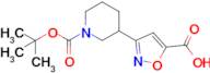 3-(1-(Tert-butoxycarbonyl)piperidin-3-yl)isoxazole-5-carboxylic acid