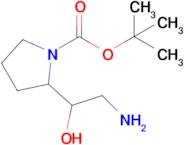 Tert-butyl 2-(2-amino-1-hydroxyethyl)pyrrolidine-1-carboxylate