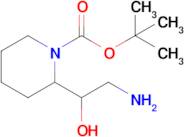 Tert-butyl 2-(2-amino-1-hydroxyethyl)piperidine-1-carboxylate