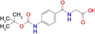 (4-((Tert-butoxycarbonyl)amino)benzoyl)glycine