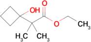 Ethyl 2-(1-hydroxycyclobutyl)-2-methylpropanoate