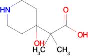 2-(4-Hydroxypiperidin-4-yl)-2-methylpropanoic acid