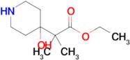 Ethyl 2-(4-hydroxypiperidin-4-yl)-2-methylpropanoate