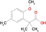 2-(2-Methoxy-5-methylphenyl)-2-methylpropanoic acid