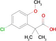 2-(5-Chloro-2-methoxyphenyl)-2-methylpropanoic acid