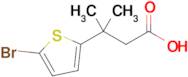 3-(5-Bromothiophen-2-yl)-3-methylbutanoic acid