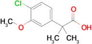 2-(4-Chloro-3-methoxyphenyl)-2-methylpropanoic acid