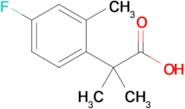 2-(4-Fluoro-2-methylphenyl)-2-methylpropanoic acid