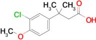 3-(3-Chloro-4-methoxyphenyl)-3-methylbutanoic acid