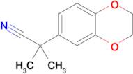 2-(2,3-Dihydrobenzo[b][1,4]dioxin-6-yl)-2-methylpropanenitrile