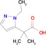 2-(1-Ethyl-1h-pyrazol-5-yl)-2-methylpropanoic acid