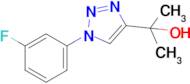 2-(1-(3-Fluorophenyl)-1h-1,2,3-triazol-4-yl)propan-2-ol