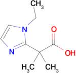 2-(1-Ethyl-1h-imidazol-2-yl)-2-methylpropanoic acid