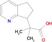 2-(6,7-Dihydro-5h-cyclopenta[b]pyridin-7-yl)-2-methylpropanoic acid