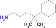 4-Cyclohexyl-4-methylpentan-1-amine