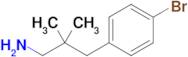 3-(4-Bromophenyl)-2,2-dimethylpropan-1-amine