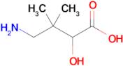 4-Amino-2-hydroxy-3,3-dimethylbutanoic acid