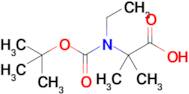 2-((Tert-butoxycarbonyl)(ethyl)amino)-2-methylpropanoic acid