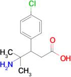 4-Amino-3-(4-chlorophenyl)-4-methylpentanoic acid