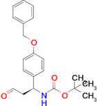 Tert-butyl (S)-(1-(4-(benzyloxy)phenyl)-3-oxopropyl)carbamate