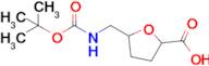 5-(((Tert-butoxycarbonyl)amino)methyl)tetrahydrofuran-2-carboxylic acid