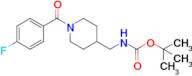 Tert-butyl ((1-(4-fluorobenzoyl)piperidin-4-yl)methyl)carbamate