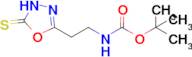 tert-butyl N-[2-(5-sulfanylidene-4,5-dihydro-1,3,4-oxadiazol-2-yl)ethyl]carbamate