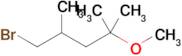 1-Bromo-4-methoxy-2,4-dimethylpentane