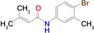 n-(4-Bromo-3-methylphenyl)-3-methylbut-2-enamide