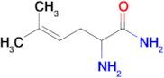 2-Amino-5-methylhex-4-enamide