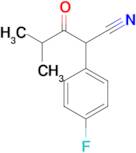 2-(4-Fluorophenyl)-4-methyl-3-oxopentanenitrile