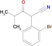 2-(2-Bromophenyl)-4-methyl-3-oxopentanenitrile