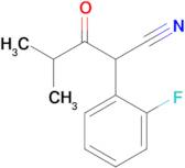 2-(2-Fluorophenyl)-4-methyl-3-oxopentanenitrile