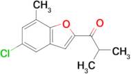 1-(5-Chloro-7-methylbenzofuran-2-yl)-2-methylpropan-1-one