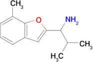 2-Methyl-1-(7-methylbenzofuran-2-yl)propan-1-amine