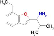 1-(7-Ethylbenzofuran-2-yl)-2-methylpropan-1-amine