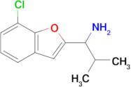 1-(7-Chlorobenzofuran-2-yl)-2-methylpropan-1-amine