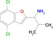 1-(4,7-Dichlorobenzofuran-2-yl)-2-methylpropan-1-amine